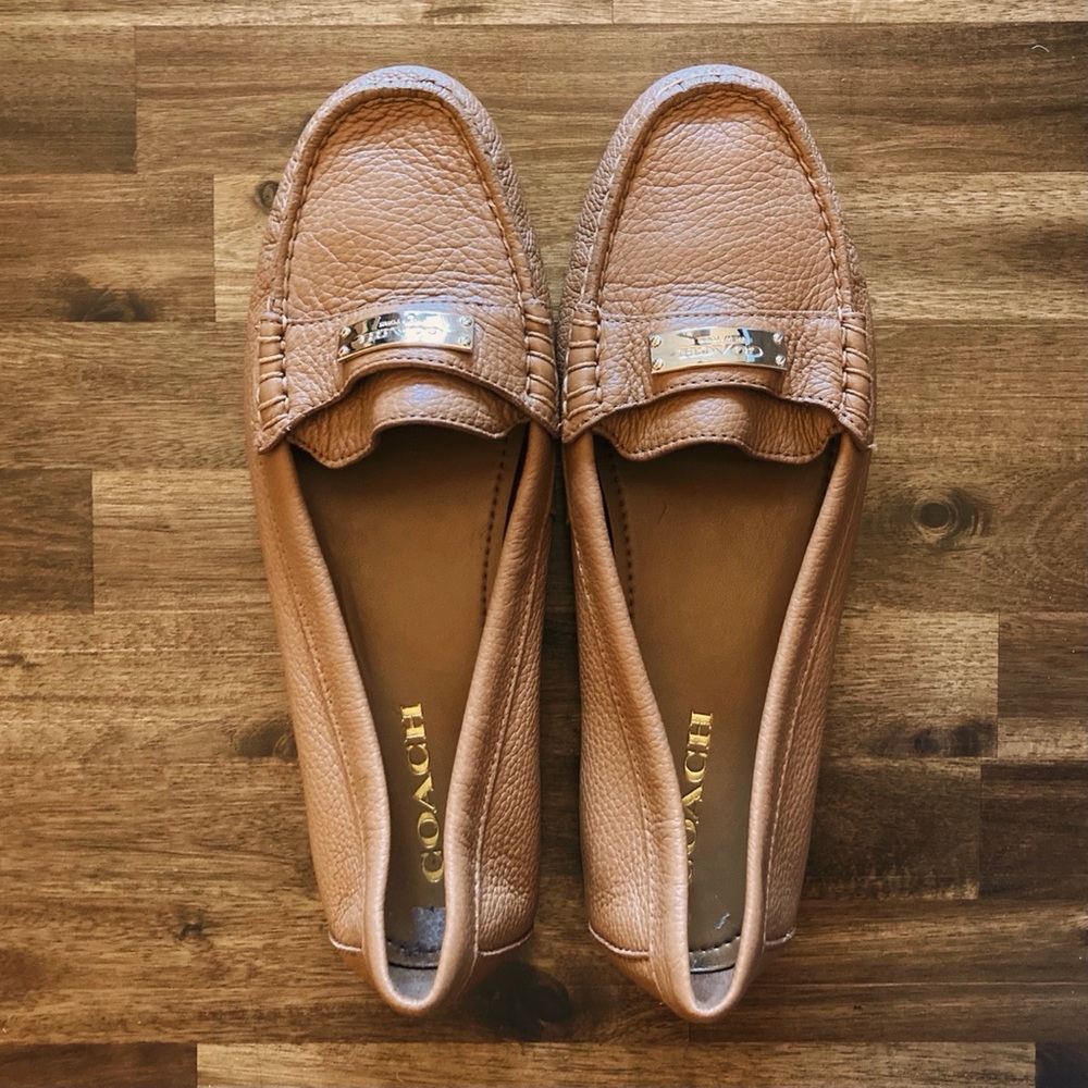 COACH Fredrica leather loafers